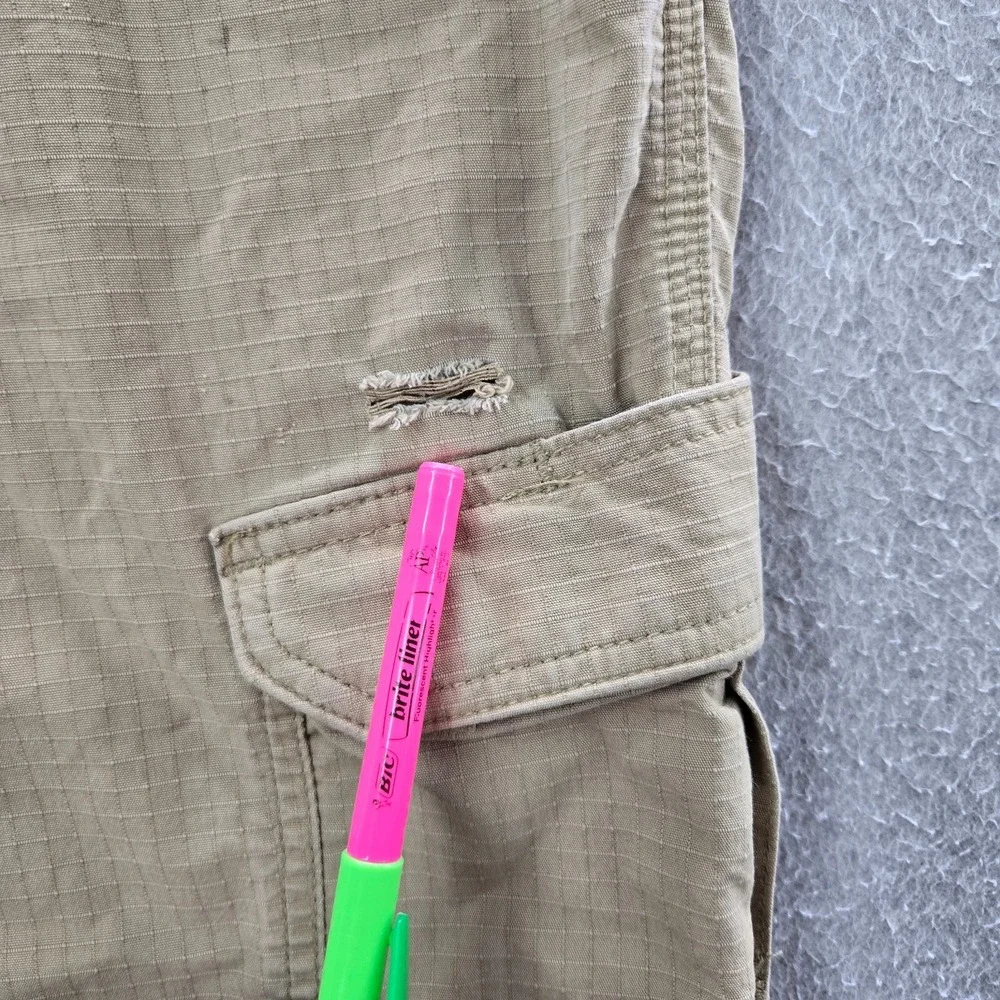 Carhartt Men Pants 34x30 Beige Relaxed Fit DKH Cargo Straight READ